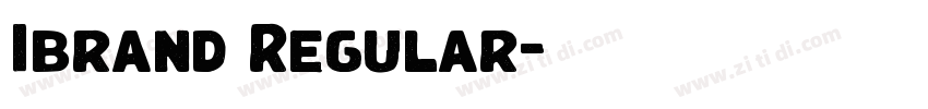 Ibrand Regular字体转换